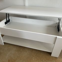 Lift top coffee table