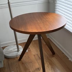 West Elm Tripod Dining Table 30 Inches Walnut 