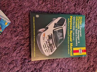 Haynes Repair Manual Dodge, Plymouth And Chrysler Mini Vans