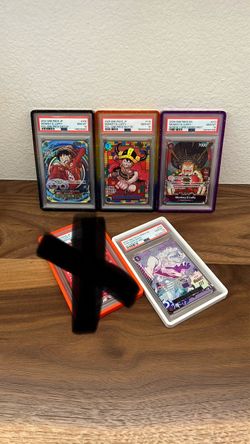 PSA Graded One Piece Trading Cards Lot
