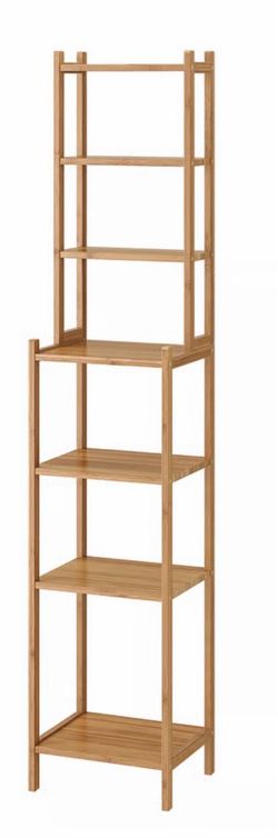 IKEA Bamboo Tall Shelving Unit