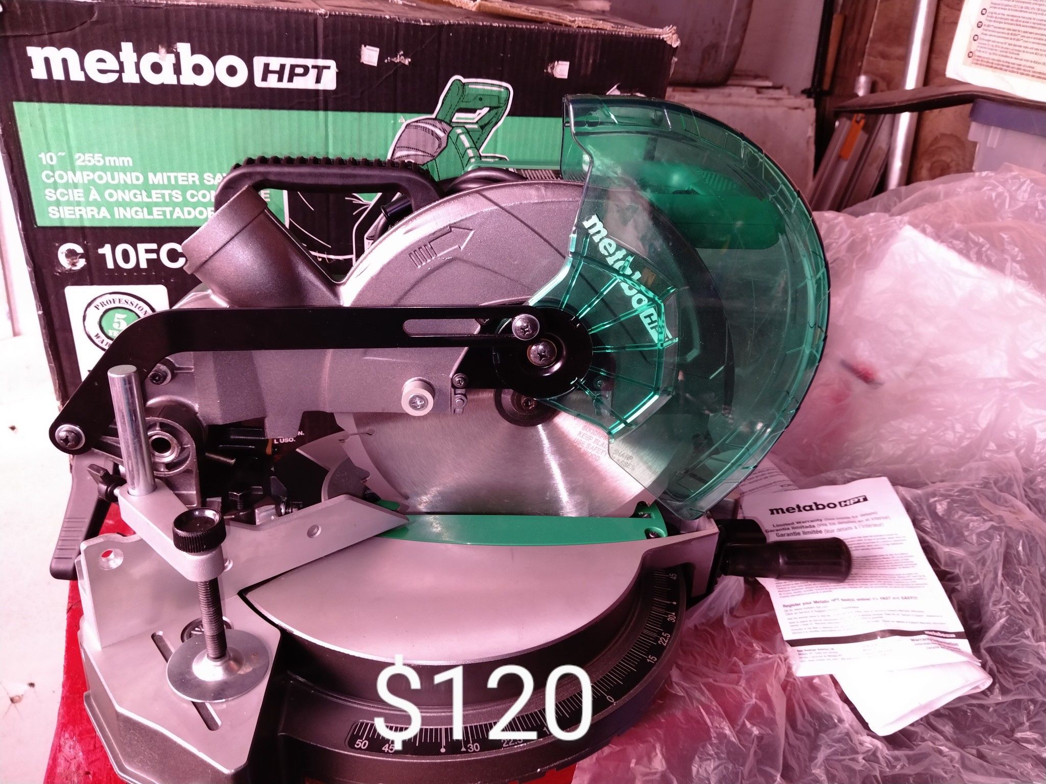 Metabo HPT Compound Mitter Saw 