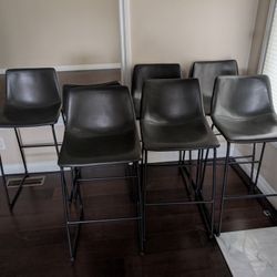 Grey Bar Stools 
