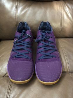 Steph Curry UnderArmour Merlot Purple Shoes  Sz 12