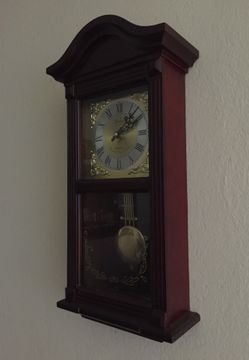 Chiming grandfather clock