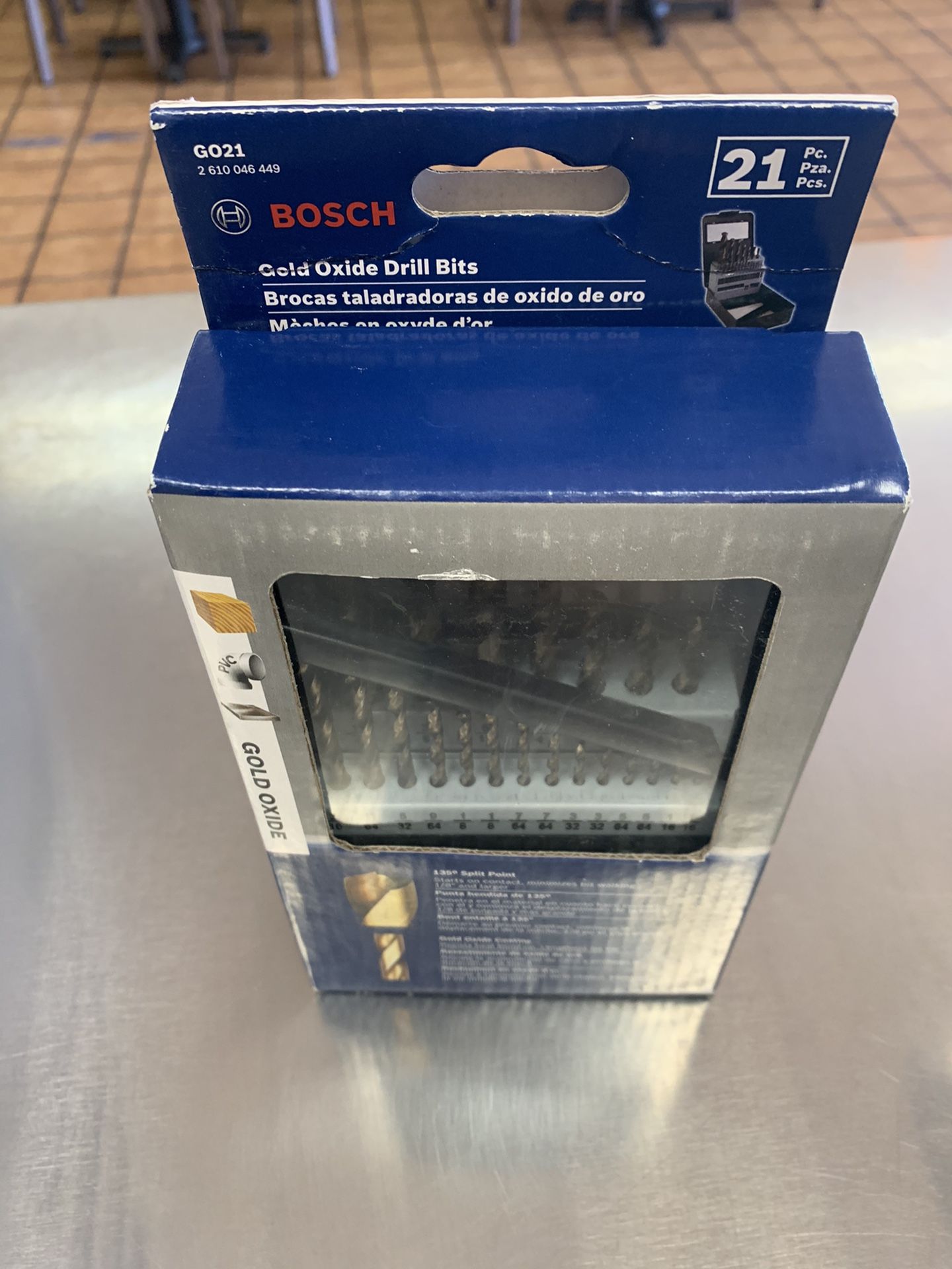 8 Sets Of Bosch 21 Piece Of Drill Bit Set
