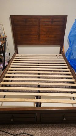FULL Size Wooden Bedfame