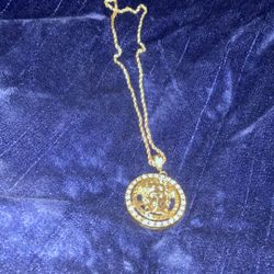Gold And Diamond Versace Chain