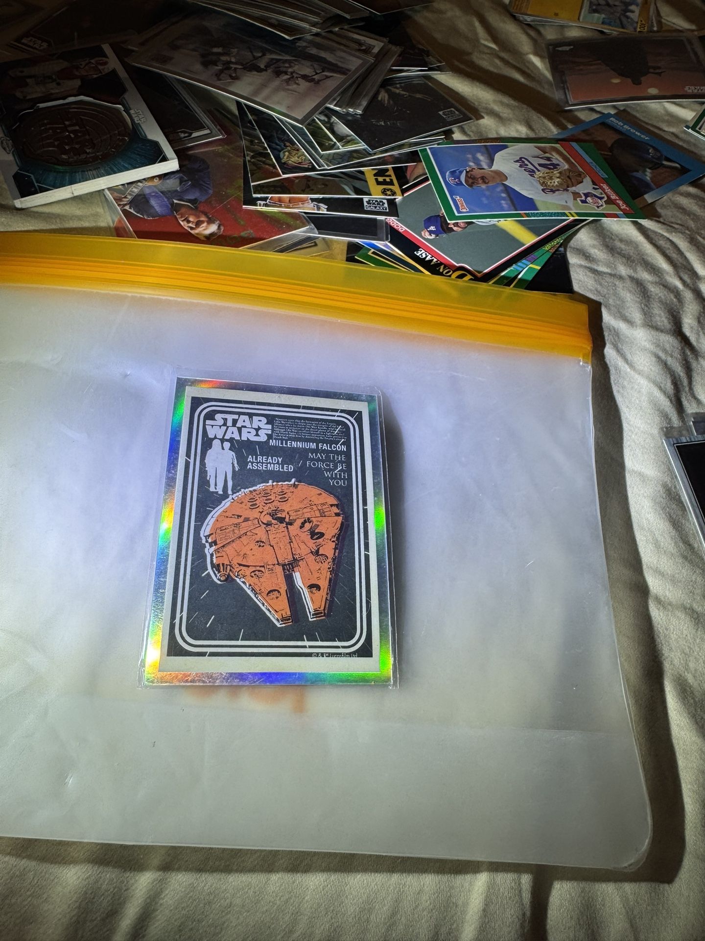 2021 Star Wars Chrome Galaxy V1 Millennium Falcon Vintage Star Wars PSA 10