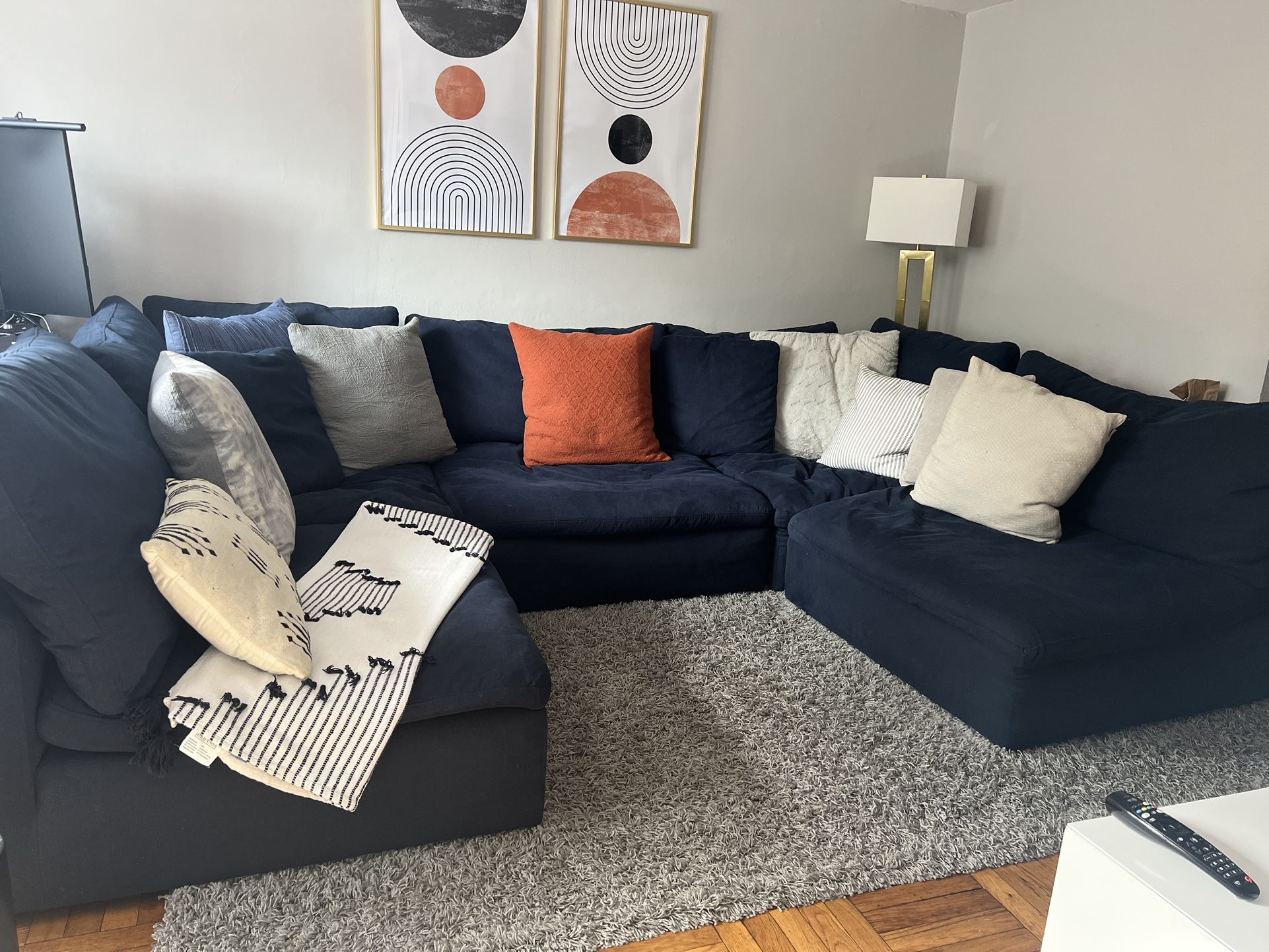 Dream Navy couch from bobs Furniture