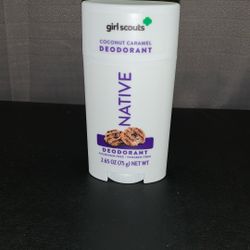 Native Deodorant Girl scout cookie coconut caramel 