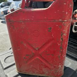 Old Metal Gas Can