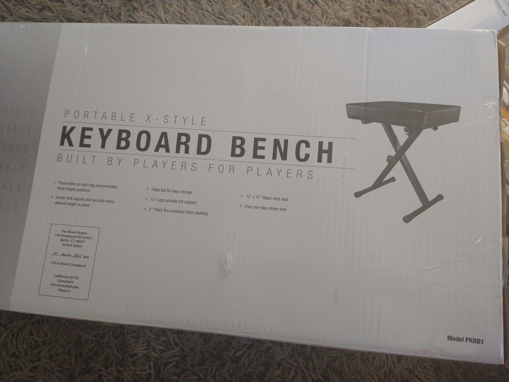 New Keyboard Bench 