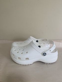 Crocs Women’s Classic Platform Clog Size 8W Slip On Comfort Casual Shoes