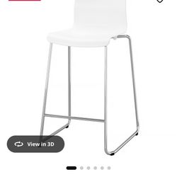 White Counter Stools (2)