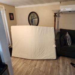 2 inch  Folding Mattress  With  Protective  Cover $25.00 Cash  Only No Shipping. Sorry. 