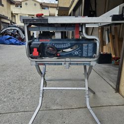 Bosch Table Saw With Stand