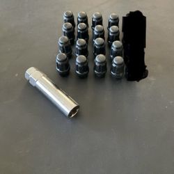 Black Spline 12mmx1.50 With Key (pack Of 16)