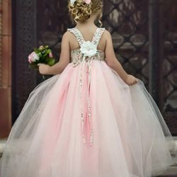 Charming Floral Print Sleeveless Tutu Dress