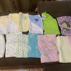 Receiving Blankets,baby  towels & Warm Blankets