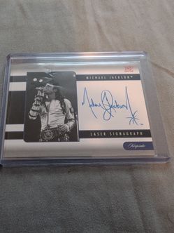 Michael Jackson card