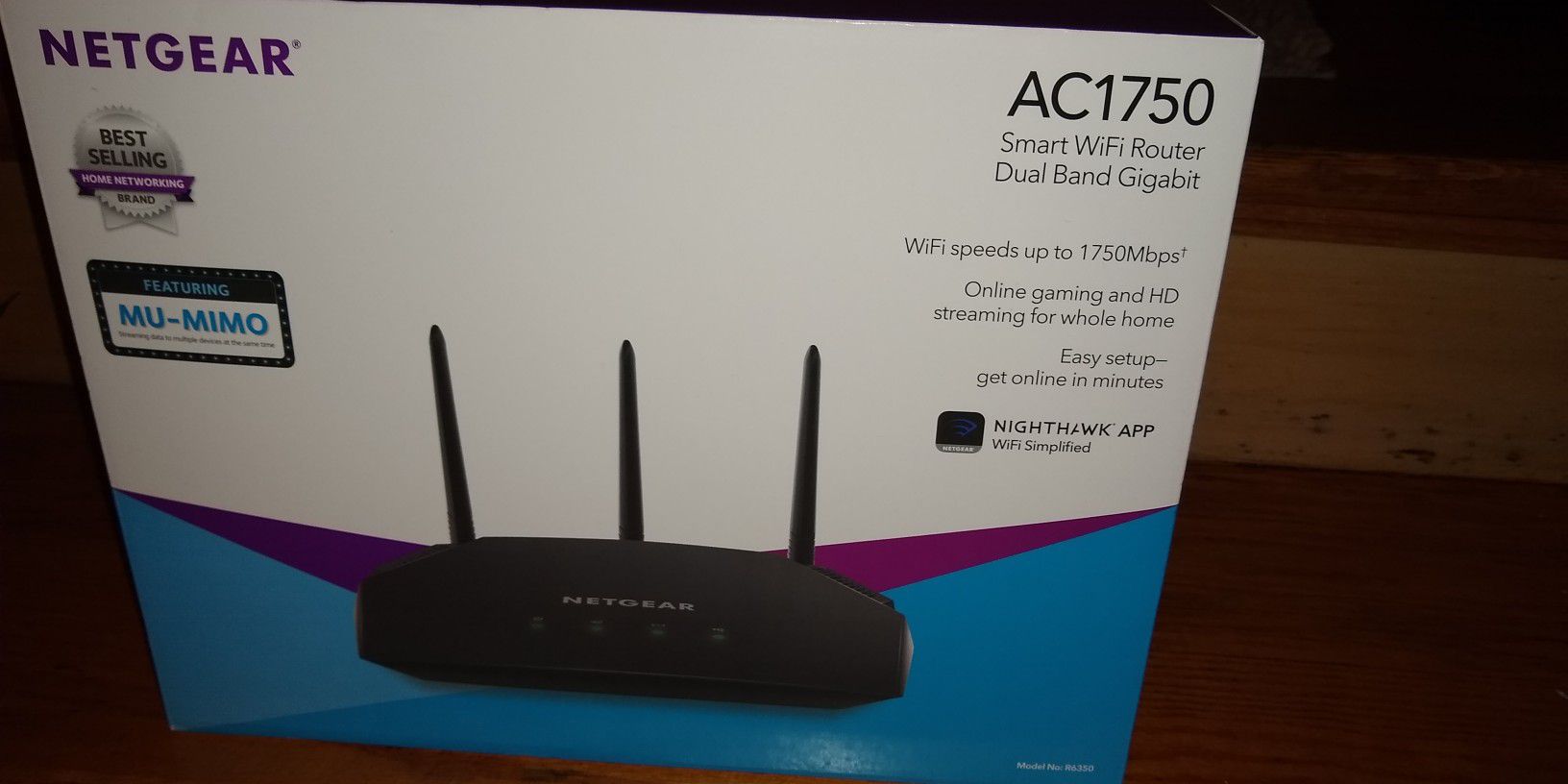Netgear WiFi Router AC1750 Mbps
