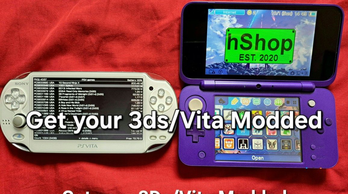 3Ds/2Ds and Ps Vita Games(.
