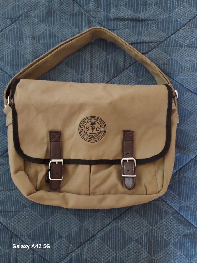 New Canvas Seal of the Sierra Club Satchel