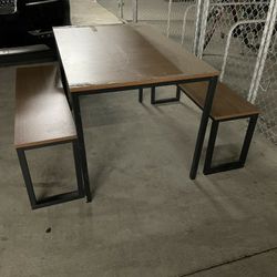 Table And Benches