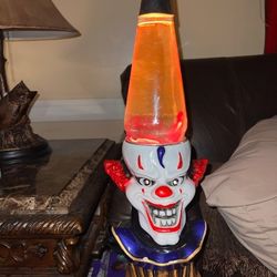 1997 Vintage Clown Lava Lamp