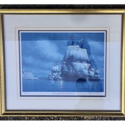 Sir Henry Morgan Captures The Marquesa Signed & 582/950 Litho By Mark Myer 22x19