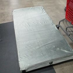 Used Willpo CertiPUR-US Memory Foam Camping Mattress with Travel Bag