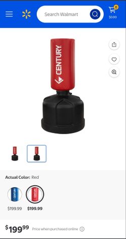 Everlast F.I.T. free standing punching bag and century wavemaster heavy punching bag.