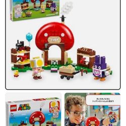 Lego Super Mario Totten And Toad Shop Abs 0.55 Lbs. 71429 multicolor