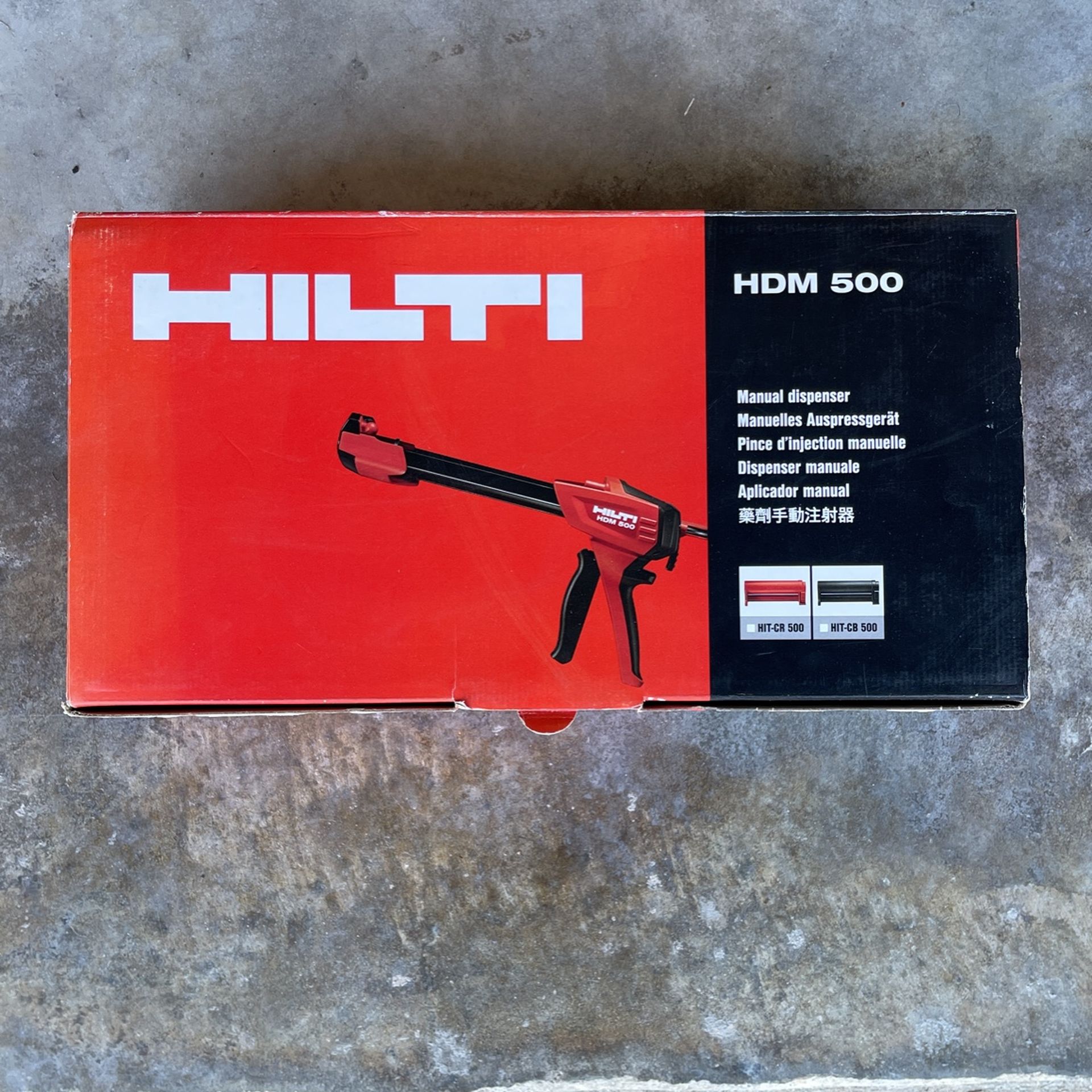 Hilti HDM 500 Manual Dispenser