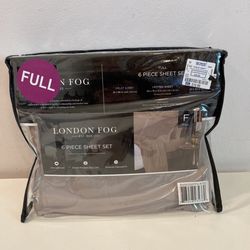 NEW 5 pc Light Brown FULL Size Sheet Set FITTED SHEET & 4 PILLOWCASES ONLY