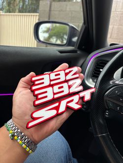 Custom srt dodge emblems