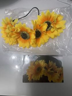 Sunflower Head Band