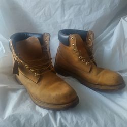 Timberland Work Boots Size 12 Men no insoles