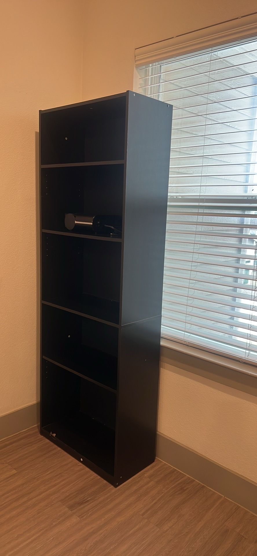 5 Tier black book shelf