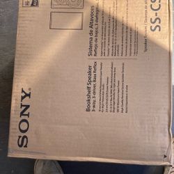 NEW sony bookshelf speaker set ss-cs5