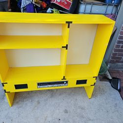 Bookshelf With Working 8 Track Stereo