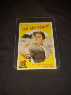 Vintage Old 1959 Ted Kluszewski Baseball Card #35 - in very good condition