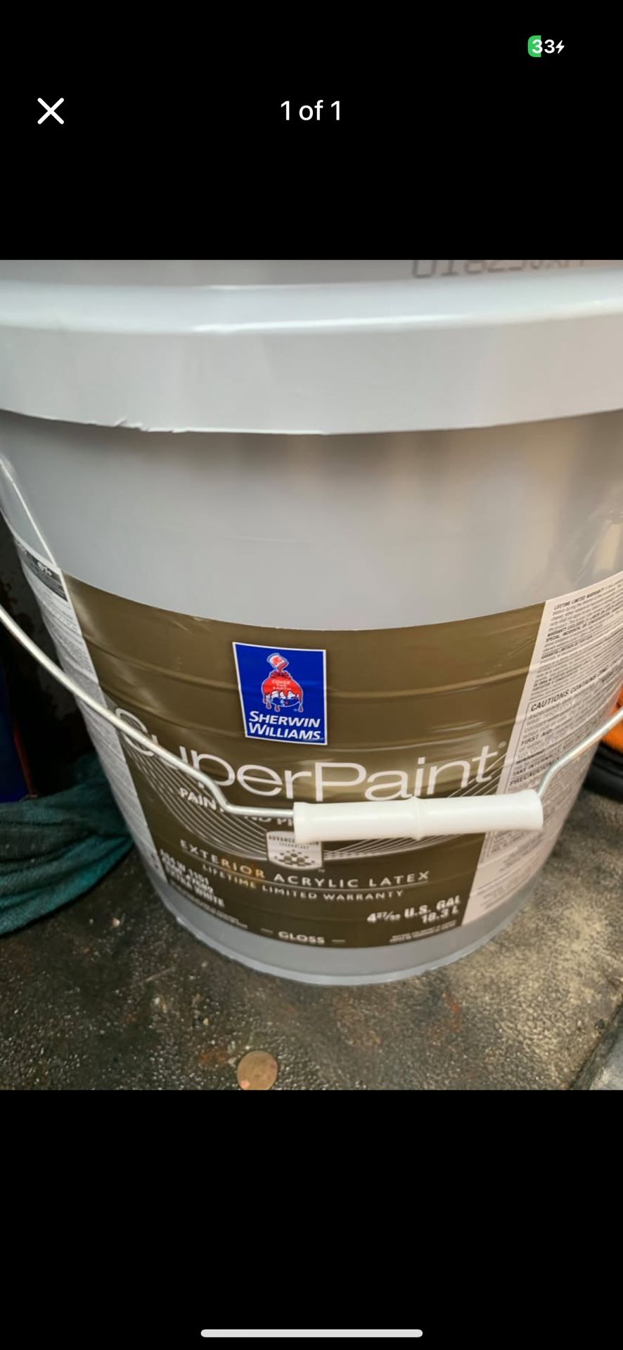 BRAND NEW UNTINTED SUPERPAINT EXTERIOR GLOSS