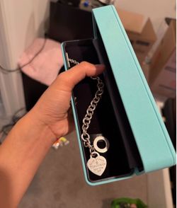 Tiffany toggle bracelet with diamond