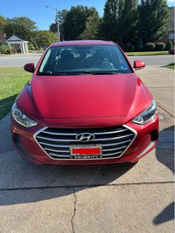Hyundai Elantra Red Sedan