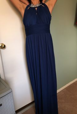 Beautiful navy blue prom dress