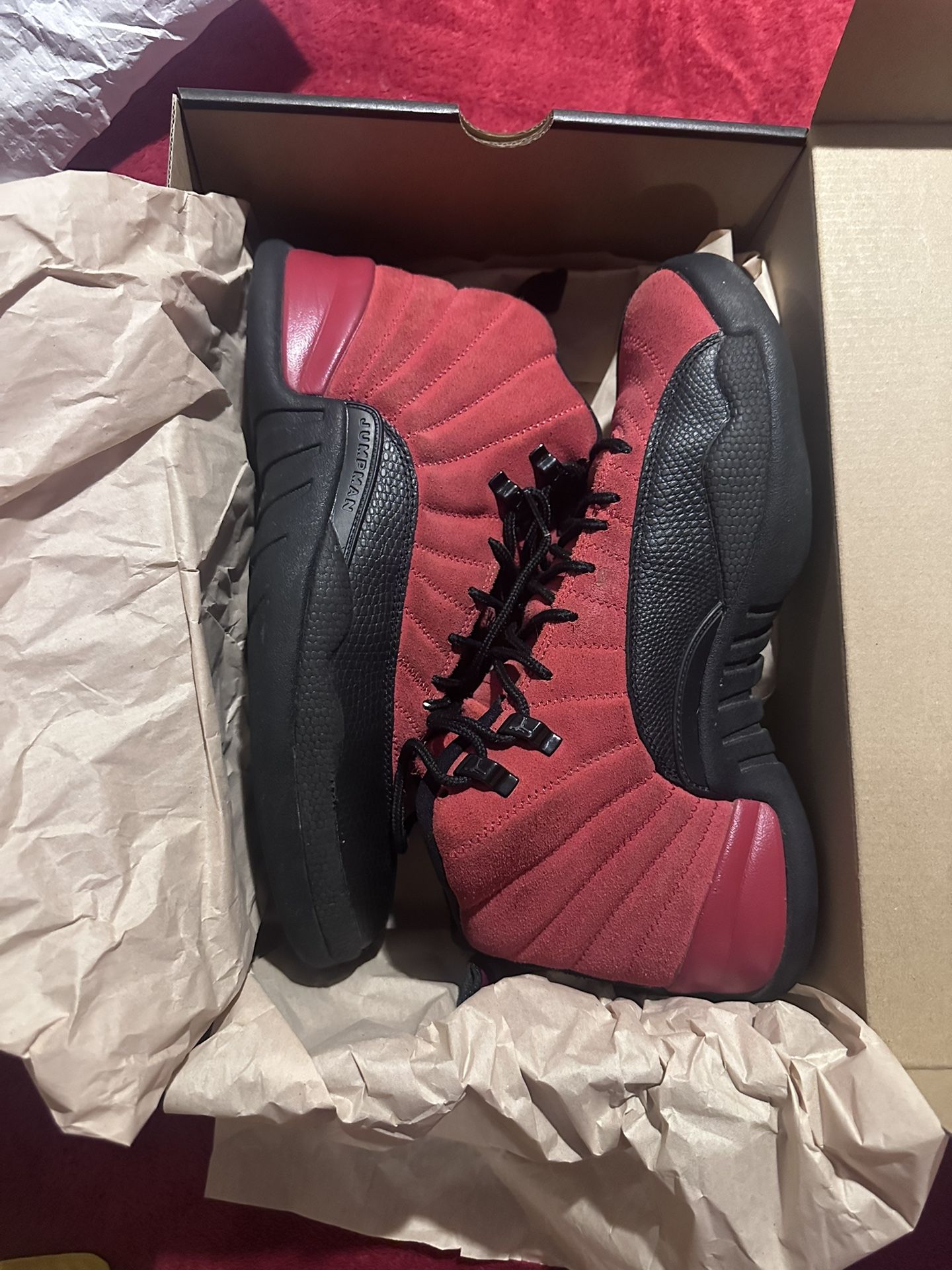 Air Jordan 12s Reverse Flu Game