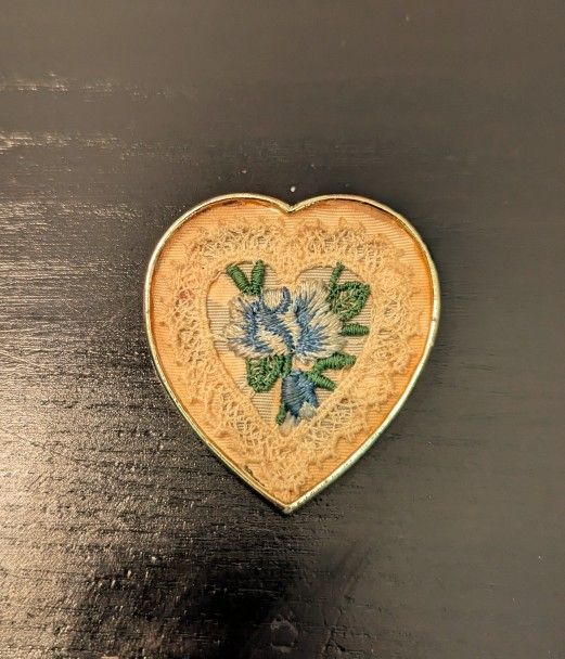 Vintage Heart Brooch Pin