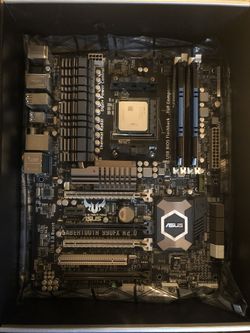 AMD 9370 8core cpu, sabertooth motherboard 16 gig ram